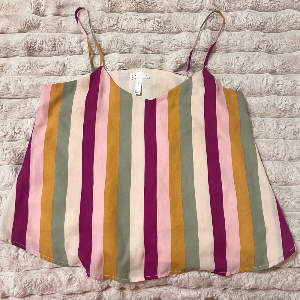 Leith Multicolor Striped Camisole